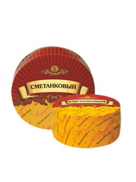 Сыр Сметанковый 50%*7кг Беловежск